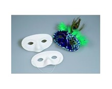 Κατασκευή Χειροτεχνίας Πλαστική μάσκα λευκή παιδική  Κατασκευές Χειροτεχνίας