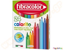 Μαρκαδόροι λεπτοί Super Washable  Μαρκαδόροι