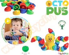 Παιχνίδι Κατασκευών Χταπόδι  Πλαστικά Παιχνίδια Κατασκευών - Οικοδομικό Υλικό