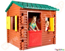 Πλαστικό παιδικό σπιτάκι Ξύλινη καλύβα Little Tikes  Παιδικά Σπιτάκια - Κάστρα