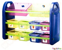 Σύστημα αποθήκευσης με 10 διαφανή πλαστικά συρτάρια  Συστήματα Αποθήκευσης - Παιχνιδόκουτα