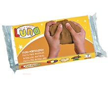 Πηλός γλυπτικής (500) γρ. Καφέ, Luna  Πηλός Χειροτεχνίας