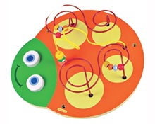 Παιχνίδι Τοίχου Χαρούμενη κάμπια  Εκπαιδευτικά Παιχνίδια Λεπτής Κινητικότητας