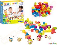 Παιχνίδι Συνδυασμού Rondo vario, η χαρούμενη κάμπια  Εκπαιδευτικά Παιχνίδια με Σχήματα - Μεγέθη - Χρώματα