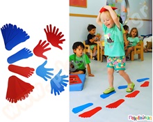 Σετ 8 ίχνη χεριού και 12 ποδιού  Διαδρομές ισορροπίας