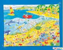 Ξύλινο Παζλ Βυθός  Ξύλινα Εκπαιδευτικά Παζλς