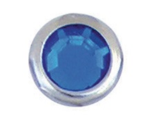 Διπλόκαρφα στρόγγυλα μπλε σετ 10 τεμαχίων  Διακοσμητικά Διπλόκαρφα