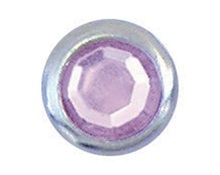 Διπλόκαρφα στρόγγυλα ροζ σετ 10 τεμαχίων  Διακοσμητικά Διπλόκαρφα