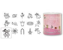 Σφραγίδες πριγκίπισσες και νεράιδες  σετ 15 τεμαχίων  Στάμπες και Σφραγίδες Χειροτεχνίας