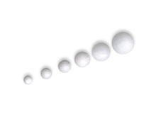 Μπαλάκια από βαμβάκι 50 mm σετ 5 τεμαχίων  Διάφορα Διακοσμητικά Υλικά