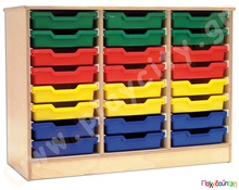 Συρταριέρα με 24 συρτάρια  Ραφιέρες - Συρταριέρες