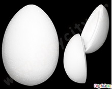 Διακοσμητικά από Φελιζόλ Αυγά Ανοιγόμενα (22.5) εκ.  Διακοσμητικά από Φελιζόλ