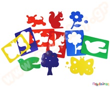 Στένσιλ και μοτίφια μέσα στο πάρκο  Στένσιλ