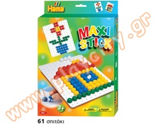 Δημιουργήστε με 140 maxi sticks HAMA  Πλαστικά Παιχνίδια Κατασκευών με Sticks HAMA
