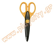 Ψαλίδι ζικ-ζακ 16 cm μεταλλικό  Ψαλίδια