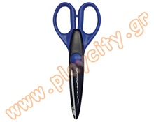 Ψαλίδι ζικ-ζακ 16 cm μεταλλικό  Ψαλίδια