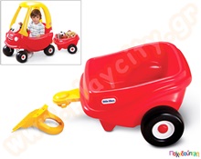 Trailer για πλαστικό αυτοκίνητο Cozy Κουπέ Little Tikes  Πλαστικά Παιδικά Αυτοκίνητα