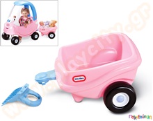 Trailer για πλαστικό αυτοκίνητο Princess Κουπέ Little Tikes  Πλαστικά Παιδικά Αυτοκίνητα