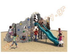 Σύστημα Αναρρίχησης Βράχος με τσουλήθρα  Συστήματα Αναρρίχησης