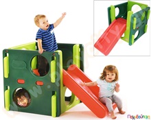 Πλαστική τσουλήθρα-αναρριχητής Γυμναστήριο δραστηριοτήτων Evergreen Little Tikes  Συστήματα Αναρρίχησης με Τσουλήθρα