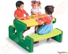 Τραπέζι εξοχής για 6 παιδιά (Evergreen) Little Tikes  Σετ Παιδικά Τραπεζάκια - Καρεκλάκια