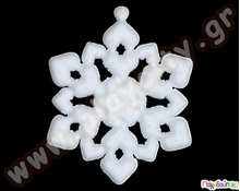 Διακοσμητικά από Φελιζόλ Νιφάδα χιονιού (8) cm  Διακοσμητικά από Φελιζόλ