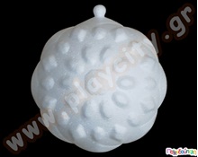 Διακοσμητικά από Φελιζόλ Μπάλα ανάγλυφη (9 χ 10 ) cm  Διακοσμητικά από Φελιζόλ