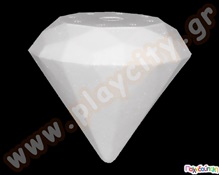 Διακοσμητικά από Φελιζόλ Διαμάντι (8x7,5) cm  Διακοσμητικά από Φελιζόλ