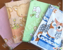 Σετ 2 σεντόνια και 1 μαξιλαροθήκη βαμβακερά 4 σχέδια  Προίκα Μωρού-Βρεφικά Είδη