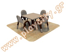 Τραπέζι νηπίων τετράγωνο  Πλαστικά Παιδικά Τραπεζάκια