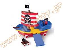 Πειρατικό Καράβι με κανόνι και 1 φιγούρα  Άθραυστα Παιδικά Οχήματα