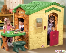 Πλαστικό παιδικό σπιτάκι Καλύβα Πικ-Νικ (Natural) Little Tikes  Παιδικά Σπιτάκια - Κάστρα