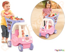 Καρότσι Super Market Cozy Princess Little Tikes  Εξοπλισμός Παιδικού Σπιτιού