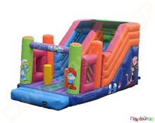 Φουσκωτό Παιχνίδι Στρουμφοτσουλήθρα (με 1 blower)  Φουσκωτά Παιχνίδια σε Προσφορά