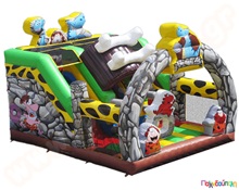 Φουσκωτό Παιχνίδι Εποχή των Σπηλαίων (με 2 blowers)  Φουσκωτά Τσουλήθρες