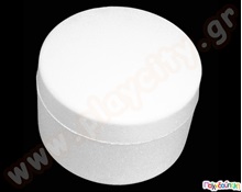 Διακοσμητικά από Φελιζόλ Κουτάκια στρόγγυλα (13,5x8) εκ.  Διακοσμητικά από Φελιζόλ