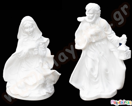 Διακοσμητικά από Φελιζόλ Παναγία και Ιωσήφ