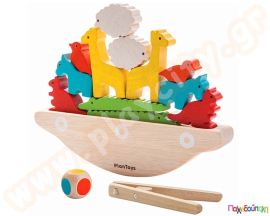 Εκπαιδευτικό Παιχνίδι Βάρκα Ισορροπίας Plan Toys