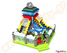 Φουσκωτό Παιχνίδι Διασκέδαση στο Αεροδρόμιο (με 4 blowers)  Φουσκωτά Πάρκα