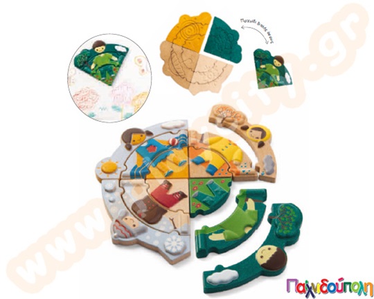 Εκπαιδευτικό Παιχνίδι Μάθε τις Εποχές Plan Toys
