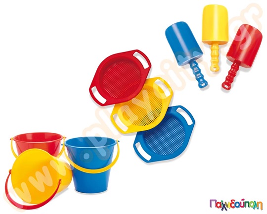 Κουβαδάκι, σέσουλα, σήτα, σετ Άντικα