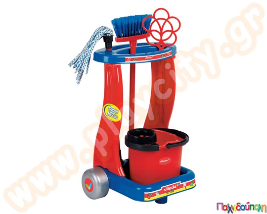 Τρόλευ Καθαριότητας με 6 αξεσουάρ