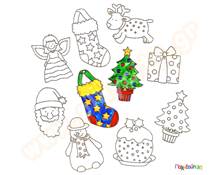 Χριστουγεννιάτικα vitro 24 τεμάχια  Κατασκευές Χειροτεχνίας