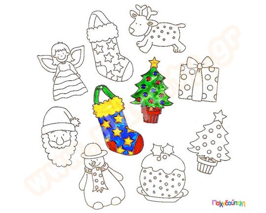 Χριστουγεννιάτικα vitro 24 τεμάχια