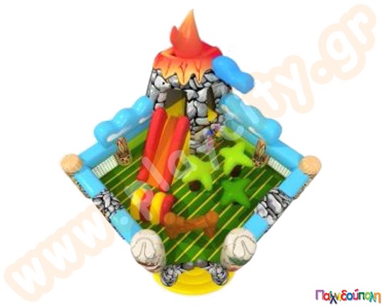 Φουσκωτό Παιχνίδι Περιπέτεια στο Ηφαίστειο (με 4 blowers)