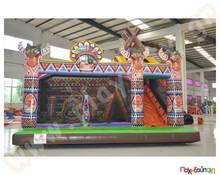 Φουσκωτό Παιχνίδι Ινδιάνικο Χωριό - Τοτέμ (με 1 blower)  Φουσκωτά Παιχνίδια σε Προσφορά