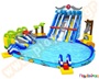Φουσκωτό Υδάτινο Πάρκο Δελφινάκια (με 8 blowers)