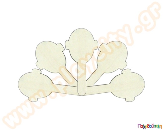 Ξύλινες φατσούλες 10 Sticks