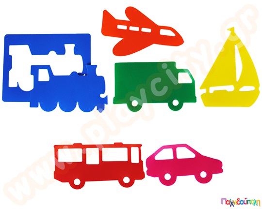 Στένσιλ και μοτίφια μεταφορικών μέσων