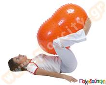 Μπάλα γυμναστικής φυστίκι Senso Μήκος (80) εκ, Διάμετρος (50) εκ.  Μπάλες Γυμναστικής - Φυσιοθεραπείας